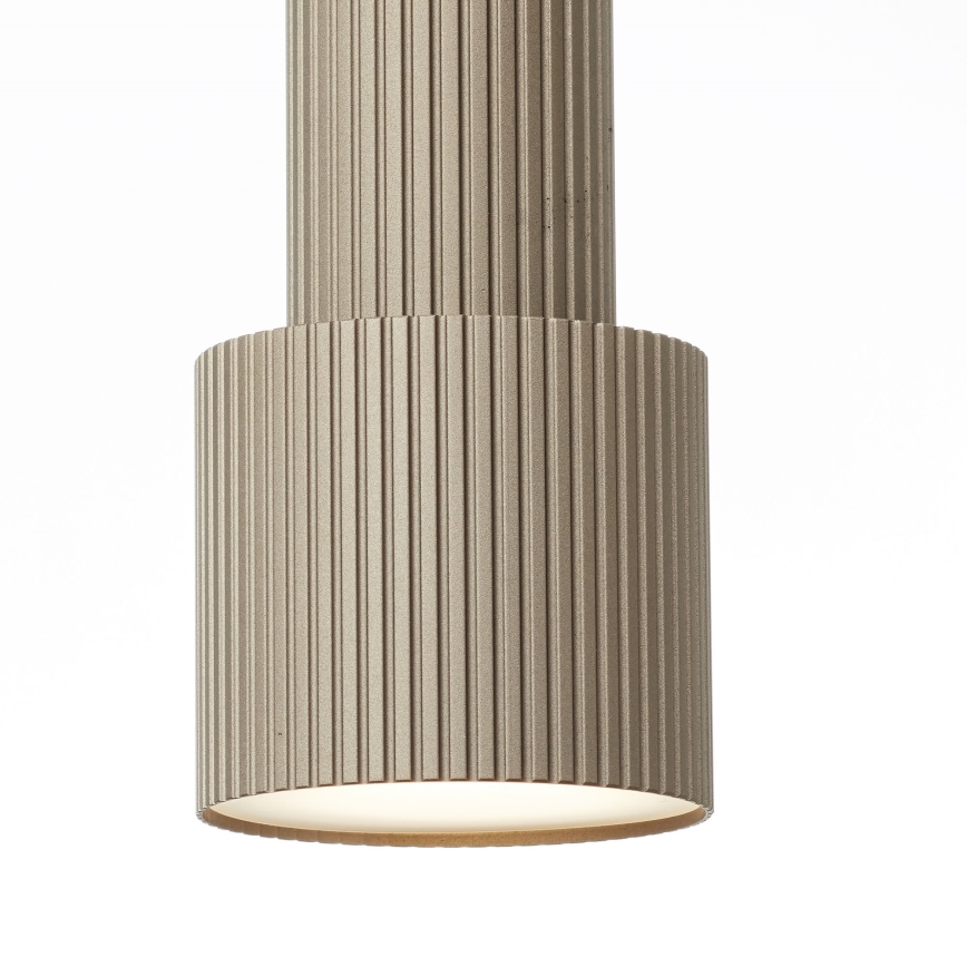 Brilliant - Lámpara colgante CADIZ 1xGU10/10W/230V diá. 12,5 cm bronce