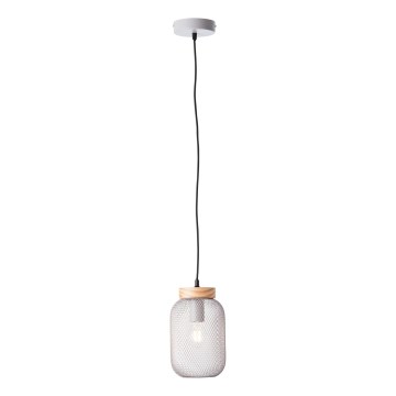 Brilliant - Lámpara colgante con cable GIADA 1xE27/40W/230V, diámetro 16 cm, gris