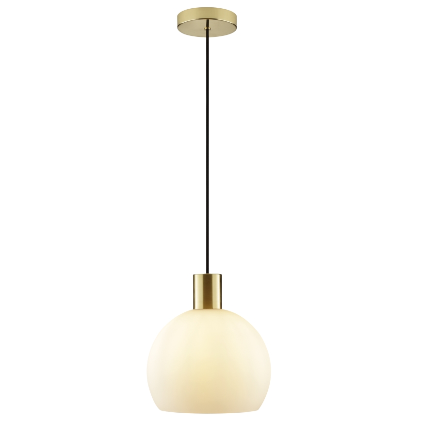 Brilliant - Lámpara colgante CONY con cable 1xE27/20W/230V, diámetro 25 cm, latón