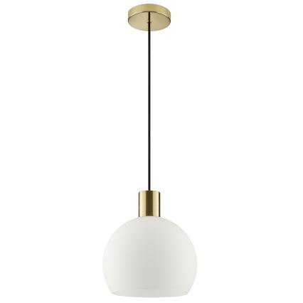 Brilliant - Lámpara colgante CONY con cable 1xE27/20W/230V, diámetro 25 cm, latón