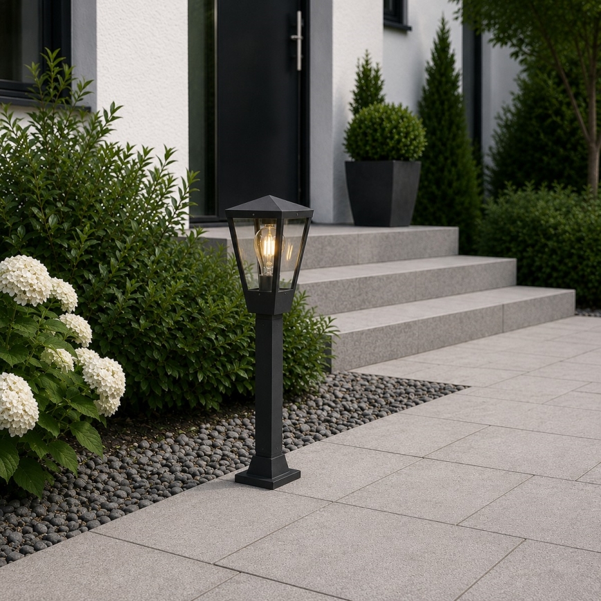 Brilliant - Lámpara de exterior WESTDLIFF 1xE27/20W/230V 73,4 cm IP44 antracita
