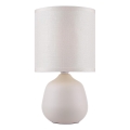 Brilliant - Lámpara de mesa AUREA 1xE14/20W/230V blanca
