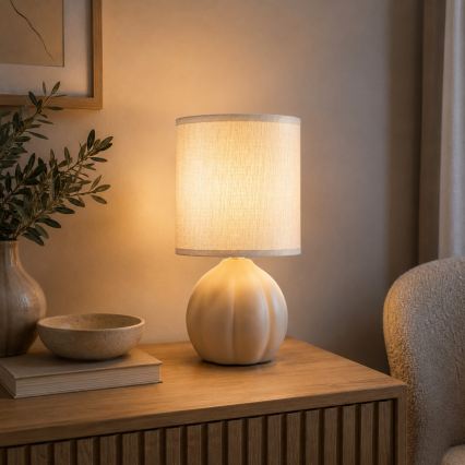 Brilliant - Lámpara de mesa DUNE 1xE14/20W/230V beige