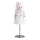 Brilliant - Lámpara de mesa ISI 1xE14/40W/230V blanco/rosa/cromo brillante