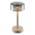 Brilliant - Lámpara de mesa LED regulable, recargable y táctil para exterior RAZOR LED/2,5W/5V 2700K 2600 mAh IP44 gris