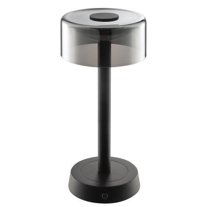 Brilliant - Lámpara de mesa exterior LED táctil recargable y regulable RAZOR LED/2,5W/5V 2700K 2600 mAh IP44 negra