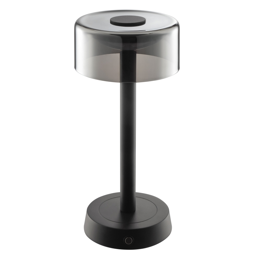 Brilliant - Lámpara de mesa exterior LED táctil recargable y regulable RAZOR LED/2,5W/5V 2700K 2600 mAh IP44 negra