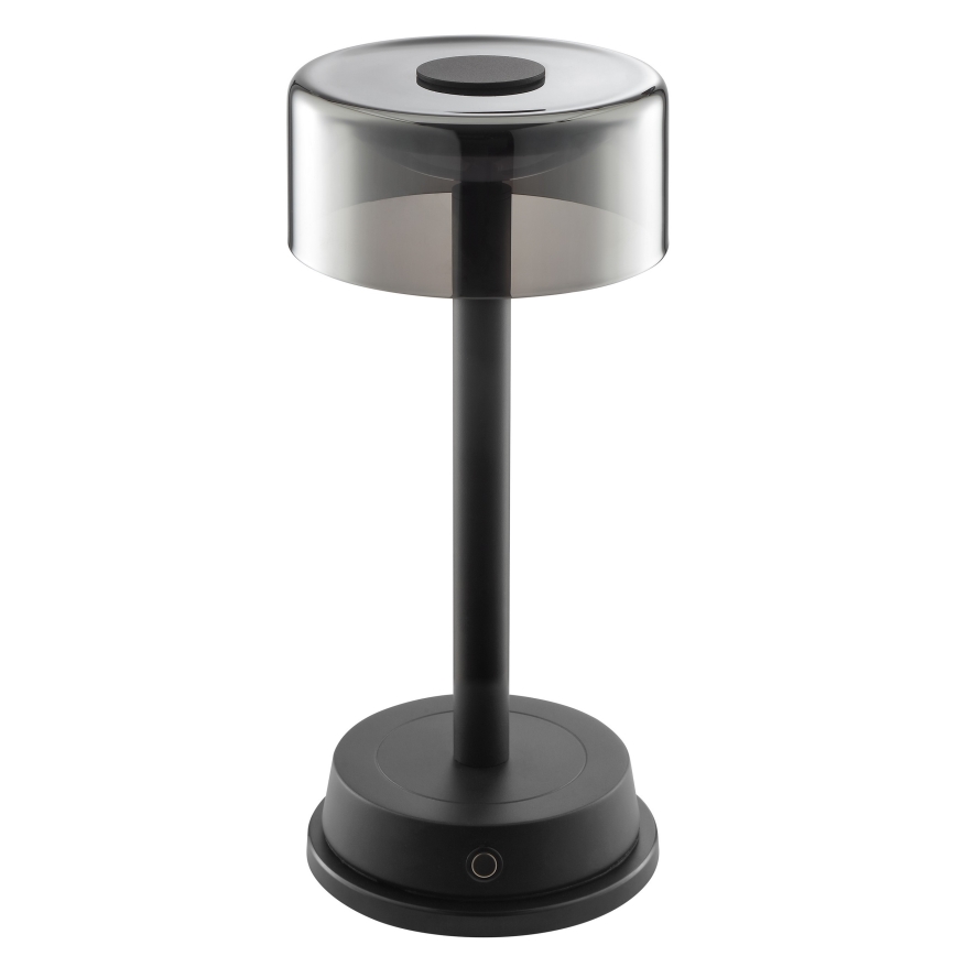 Brilliant - Lámpara de mesa exterior LED táctil recargable y regulable RAZOR LED/2,5W/5V 2700K 2600 mAh IP44 negra