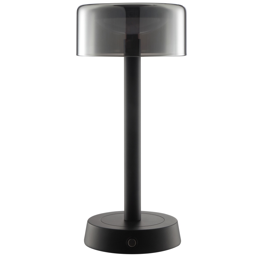 Brilliant - Lámpara de mesa exterior LED táctil recargable y regulable RAZOR LED/2,5W/5V 2700K 2600 mAh IP44 negra