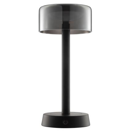 Brilliant - Lámpara de mesa exterior LED táctil recargable y regulable RAZOR LED/2,5W/5V 2700K 2600 mAh IP44 negra