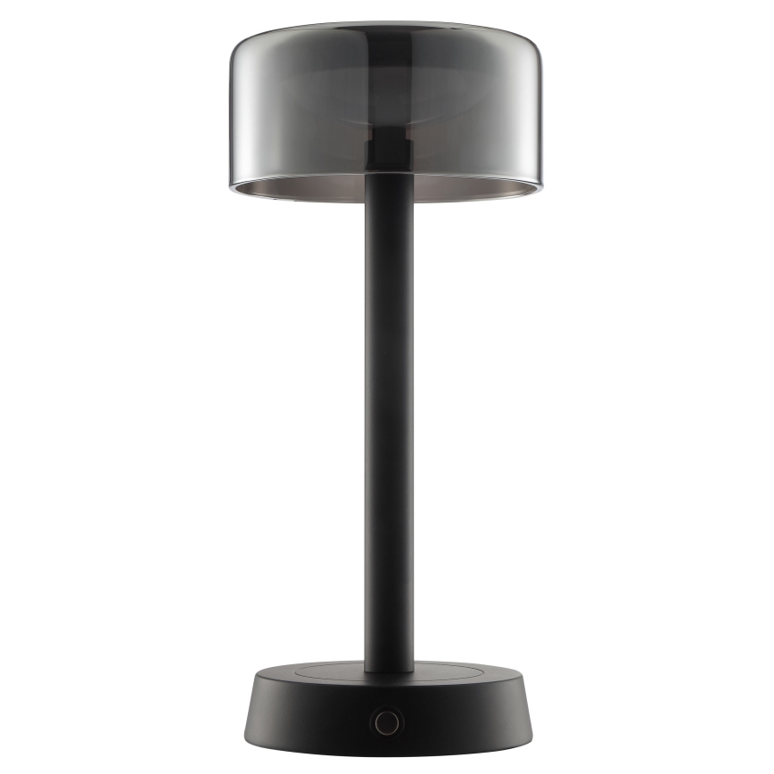 Brilliant - Lámpara de mesa exterior LED táctil recargable y regulable RAZOR LED/2,5W/5V 2700K 2600 mAh IP44 negra