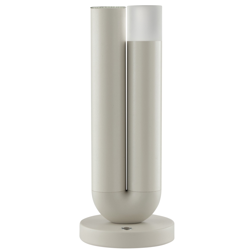 Brilliant - Lámpara de mesa LED regulable recargable con control táctil para exterior SAYU LED/2,5W/5V 2700K 2600 mAh IP44 gris