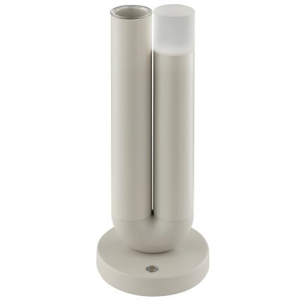 Brilliant - Lámpara de mesa LED regulable recargable con control táctil para exterior SAYU LED/2,5W/5V 2700K 2600 mAh IP44 gris