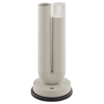 Brilliant - Lámpara de mesa LED regulable recargable con control táctil para exterior SAYU LED/2,5W/5V 2700K 2600 mAh IP44 gris