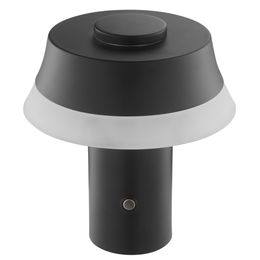 Brilliant - Lámpara de mesa LED táctil recargable regulable KINICH LED/2,5W/5V 2700K 2600 mAh negra