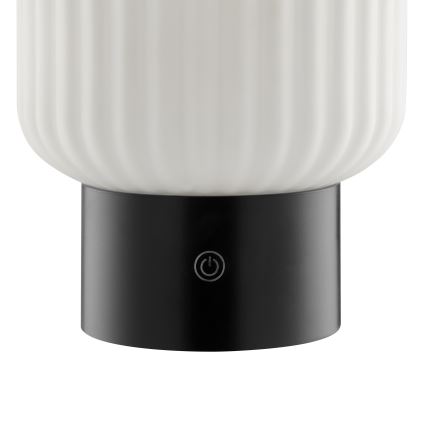 Brilliant - Lámpara de mesa exterior táctil recargable y regulable LED RGBW SARASTRO LED/3W/5V 2700K 1800 mAh IP44 blanca