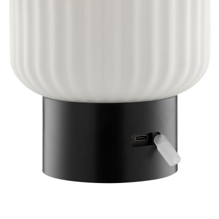 Brilliant - Lámpara de mesa exterior táctil recargable y regulable LED RGBW SARASTRO LED/3W/5V 2700K 1800 mAh IP44 blanca