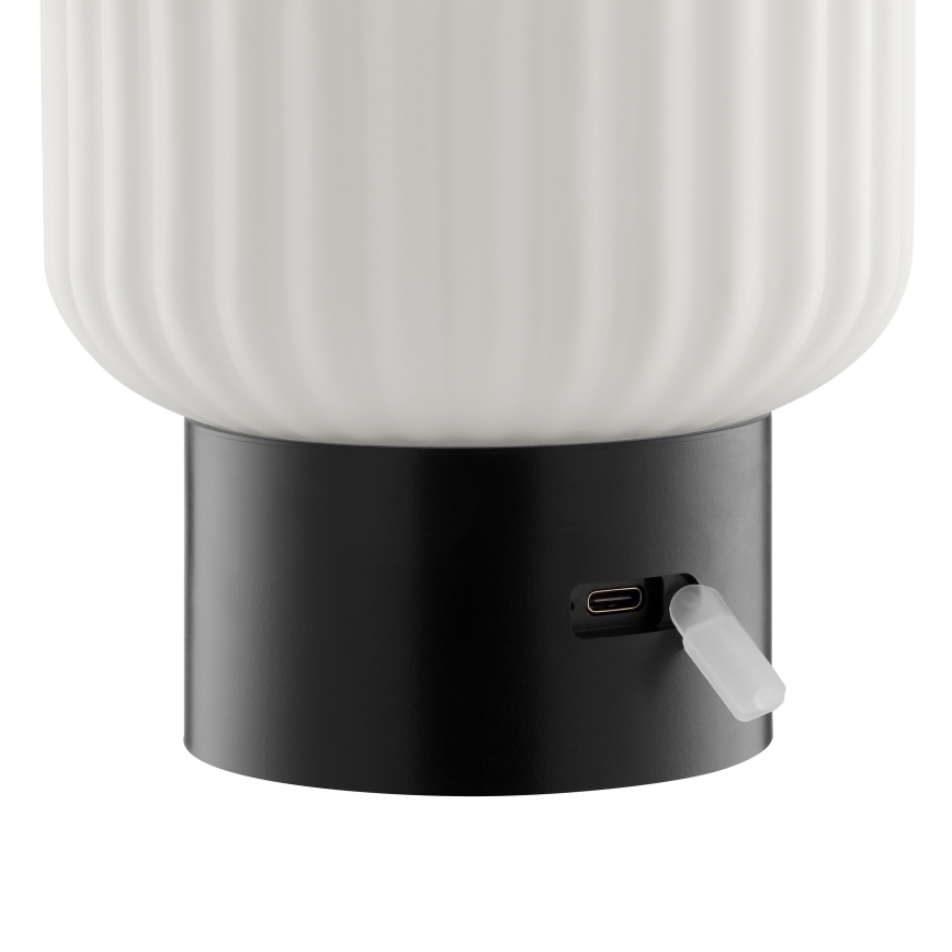 Brilliant - Lámpara de mesa exterior táctil recargable y regulable LED RGBW SARASTRO LED/3W/5V 2700K 1800 mAh IP44 blanca