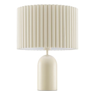 Brilliant - Lámpara de mesa VELIN 1xE27/20W/230V crema