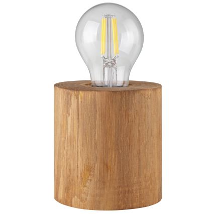 Brilliant - Lámpara de mesa WOODRA 1xE27/20W/230V de pino