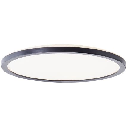 Brilliant - Lámpara de techo LED MILTON LED/18W/230V, diámetro 29,3 cm, negra