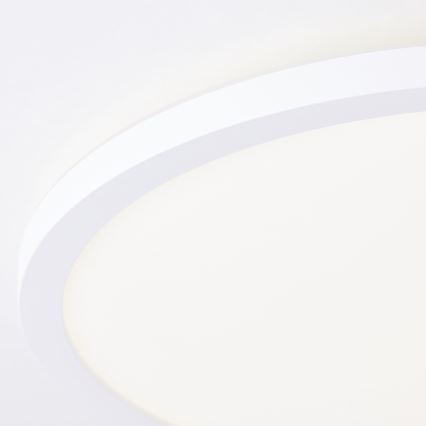 Brilliant - Lámpara de techo LED MILTON LED/18W/230V Ø 29,3 cm blanca
