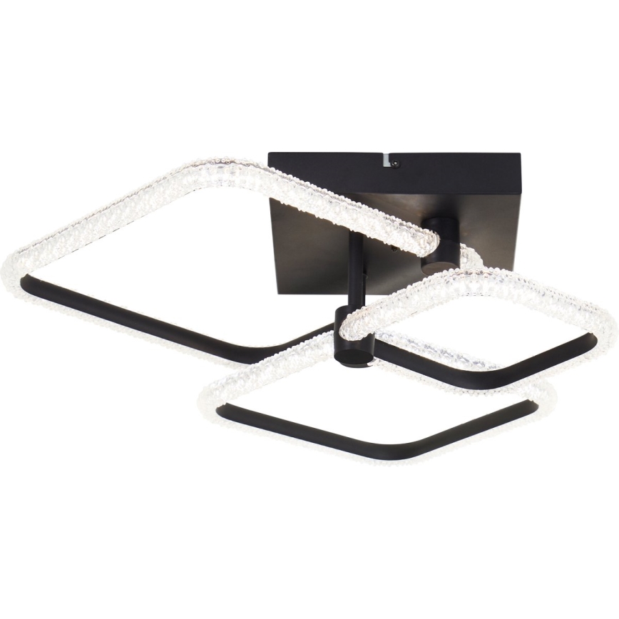 Brilliant - Lámpara de techo LED regulable AYDIN LED/30W/230V 3000-6500K negra + mando a distancia