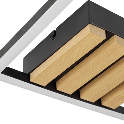 Brilliant - Lámpara de techo LED regulable CALMA LED/15W/230V negra