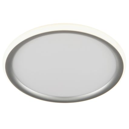 Brilliant - Lámpara de techo regulable CARLOZ LED/16W/230V Ø 30 cm blanco/gris