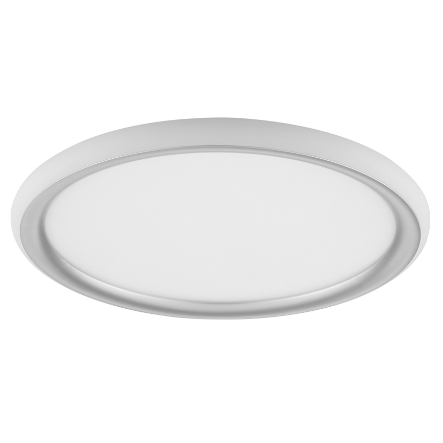 Brilliant - Lámpara de techo regulable CARLOZ LED/16W/230V Ø 30 cm blanco/gris