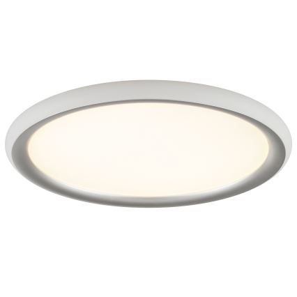 Brilliant - Lámpara de techo regulable CARLOZ LED/16W/230V Ø 30 cm blanco/gris