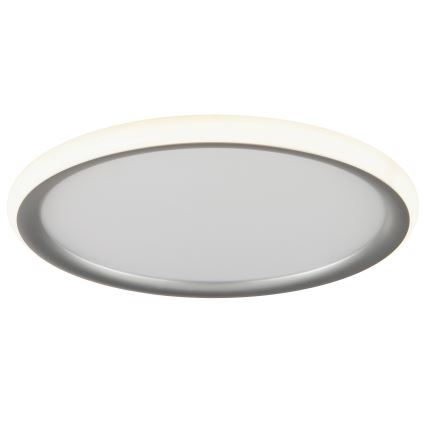 Brilliant - Lámpara de techo regulable CARLOZ LED/16W/230V Ø 30 cm blanco/gris