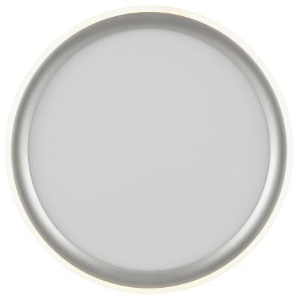 Brilliant - Lámpara de techo regulable CARLOZ LED/16W/230V Ø 30 cm blanco/gris