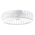 Brilliant - Lámpara de techo LED regulable con ventilador CAPO LED/36W/230V 2700-6500K Ø 48 cm blanco + mando a distancia