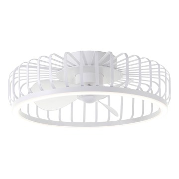 Brilliant - Lámpara de techo LED regulable con ventilador CAPO LED/36W/230V 2700-6500K Ø 48 cm blanco + mando a distancia