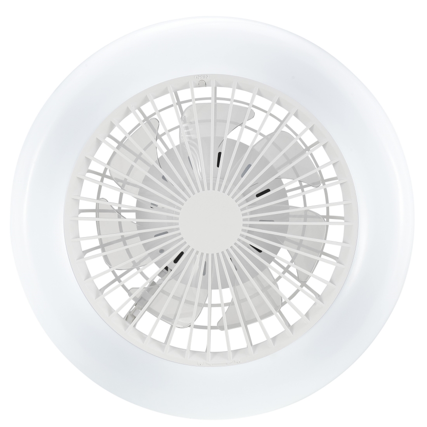 Brilliant - Luminaria de techo LED regulable con ventilador MONTERO LED/20W/230V 2700-6500K Ø 42 cm blanca + mando a distancia