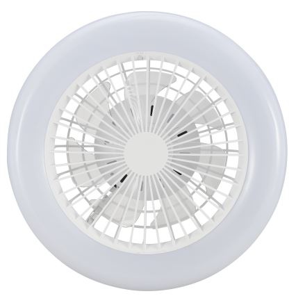 Brilliant - Luminaria de techo LED regulable con ventilador MONTERO LED/20W/230V 2700-6500K Ø 42 cm blanca + mando a distancia