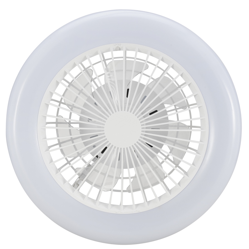 Brilliant - Luminaria de techo LED regulable con ventilador MONTERO LED/20W/230V 2700-6500K Ø 42 cm blanca + mando a distancia