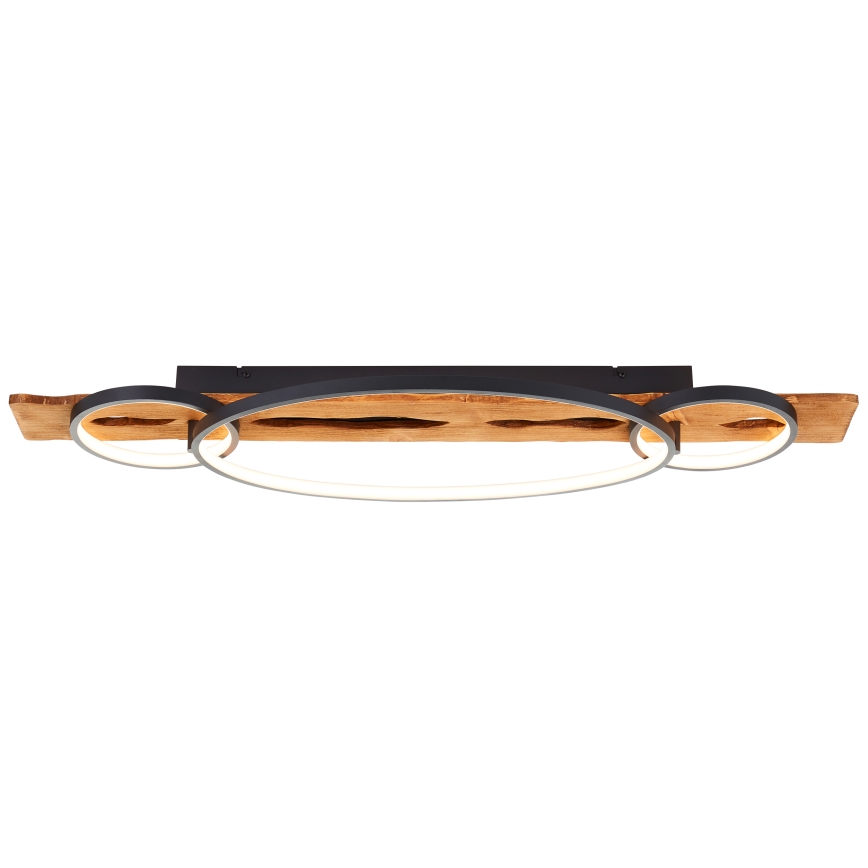 Brilliant - LED Lámpara de techo regulable PIRUS LED/40W/230V 30x90 cm madera de hevea