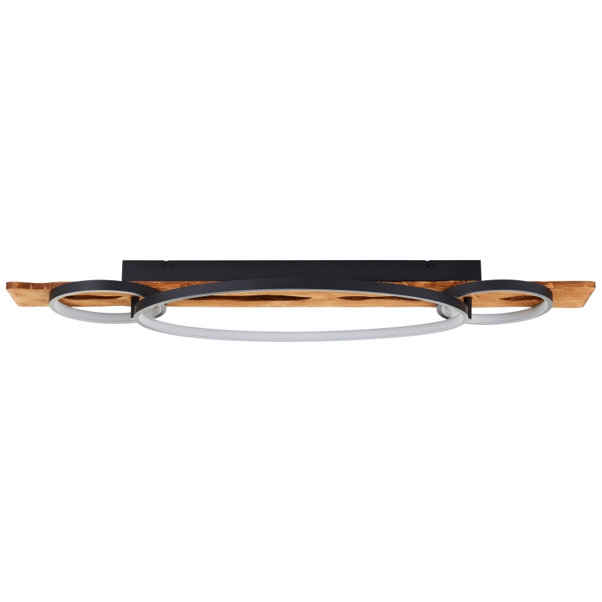 Brilliant - LED Lámpara de techo regulable PIRUS LED/40W/230V 30x90 cm madera de hevea