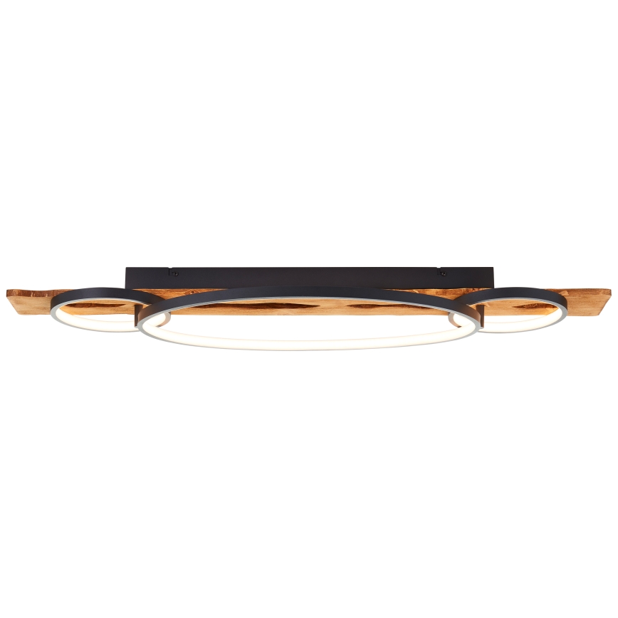 Brilliant - LED Lámpara de techo regulable PIRUS LED/40W/230V 30x90 cm madera de hevea