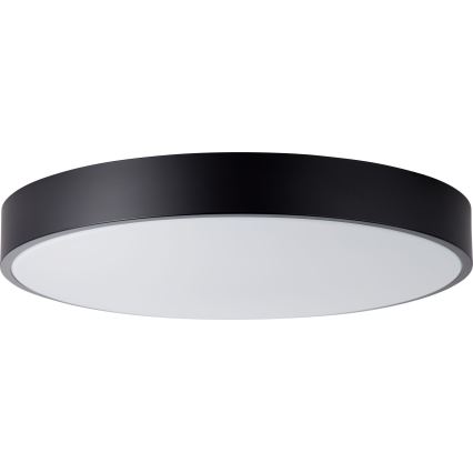 Brilliant - Lámpara de techo LED regulable SLIMLINE LED/60W/230V 3000-6500K Ø 49 cm negra + mando a distancia