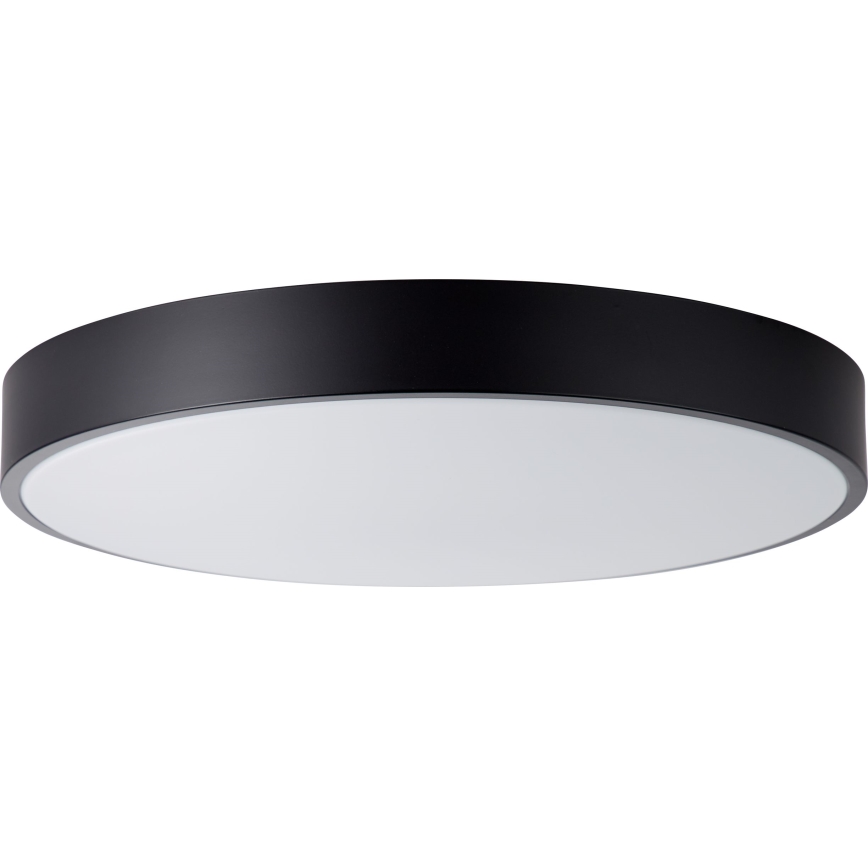 Brilliant - Lámpara de techo LED regulable SLIMLINE LED/60W/230V 3000-6500K Ø 49 cm negra + mando a distancia