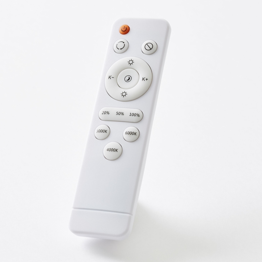 Brilliant - Lámpara de techo LED regulable SLIMLINE LED/60W/230V 3000-6500K Ø 49 cm negra + mando a distancia