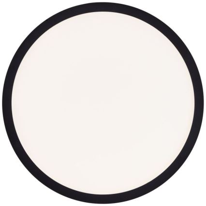 Brilliant - Lámpara de techo LED regulable SORELL LED/18W/230V 3000-6500K Ø 29 cm negra + mando a distancia