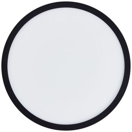 Brilliant - Lámpara de techo LED regulable SORELL LED/18W/230V 3000-6500K Ø 29 cm negra + mando a distancia