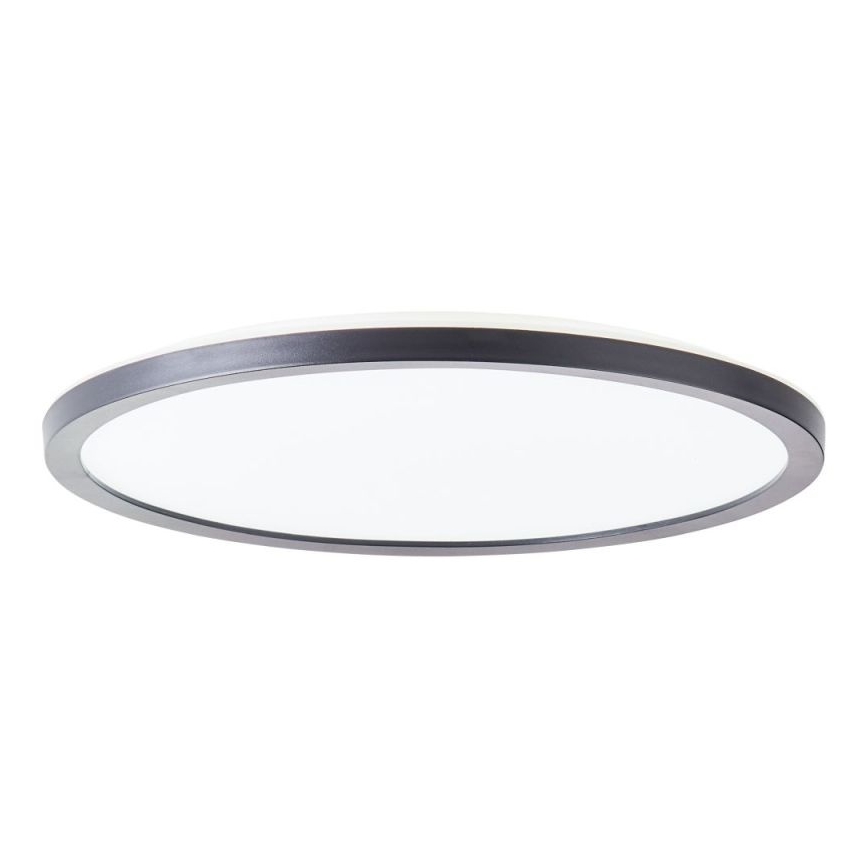 Brilliant - Lámpara de techo LED regulable SORELL LED/18W/230V 3000-6500K Ø 29 cm negra + mando a distancia