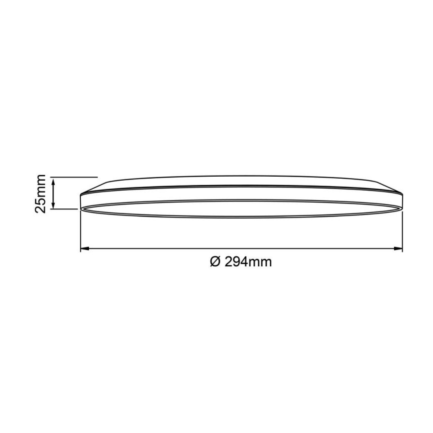 Brilliant - Lámpara de techo LED regulable SORELL LED/18W/230V 3000-6500K Ø 29 cm negra + mando a distancia
