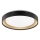 Brilliant - Lámpara de techo LED regulable WALDO LED/24W/230V 3000-6500K Ø 38,5 cm negro/dorado + mando a distancia