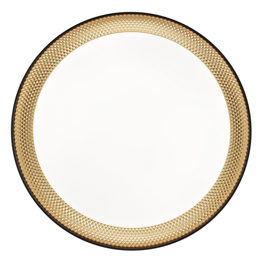Brilliant - Lámpara de techo LED regulable WALDO LED/24W/230V 3000-6500K Ø 38,5 cm negro/dorado + mando a distancia